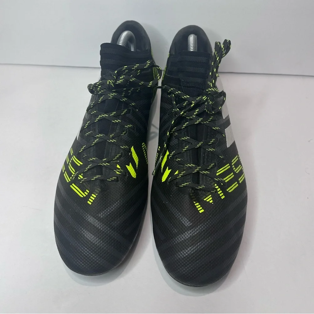 Adidas Black and Yellow Messi cleats